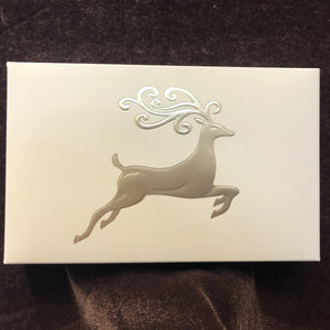 Holiday Reindeer 12 Piece Box- Cream